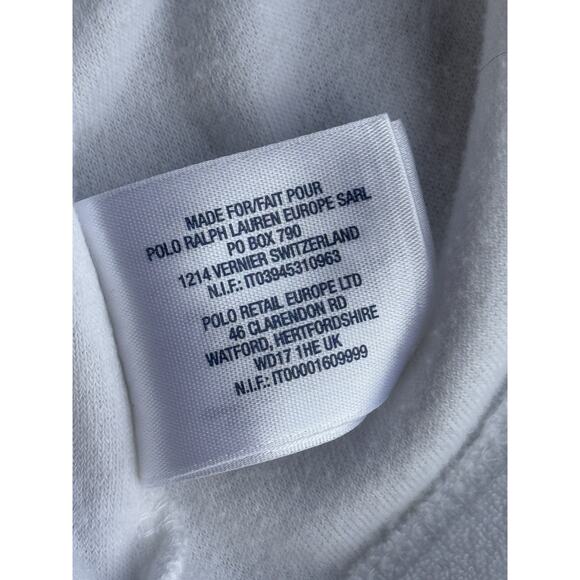 VTG Y2K Polo Ralph Lauren Tiered Terry Hooded Cover Up Dress Button Girls 24 mos - Picture 6 of 7